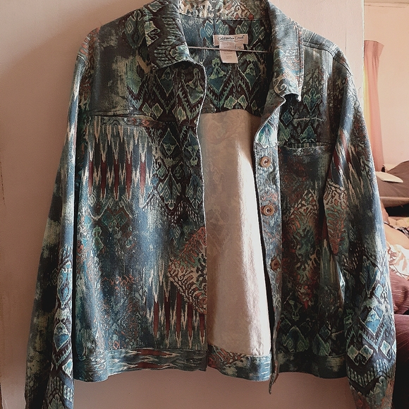 Coldwater Creek Multicolored Jacket - Picture 1 of 4